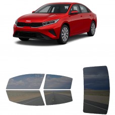 לרכב Kia LX 2023 ציפוי חלונות שחורים רב פעמי סיליקון לחלונות קדמיים, אחוריים ולחלון האחורי