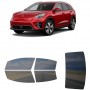לרכב Kia NiroEV 2020 ציפוי חלונות שחורים רב פעמי סיליקון לחלונות קדמיים, אחוריים ולחלון האחורי