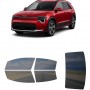 לרכב Kia NiroEV 2023 ציפוי חלונות שחורים רב פעמי סיליקון לחלונות קדמיים, אחוריים ולחלון האחורי