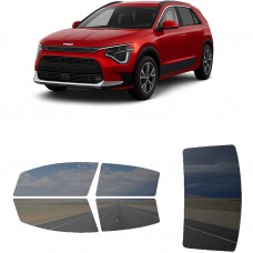 לרכב Kia NiroPlug-InHybrid 2023 ציפוי חלונות שחורים רב פעמי סיליקון לחלונות קדמיים, אחוריים ולחלון האחורי