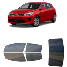 לרכב Kia Rio 5S 2021 ציפוי חלונות שחורים רב פעמי סיליקון לחלונות קדמיים, אחוריים ולחלון האחורי