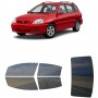 לרכב Kia Rio Cinco Station Wagon 2002 ציפוי חלונות שחורים רב פעמי סיליקון לחלונות קדמיים, אחוריים ולחלון האחורי