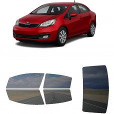 לרכב Kia Rio Sedan 2012 ציפוי חלונות שחורים רב פעמי סיליקון לחלונות קדמיים, אחוריים ולחלון האחורי