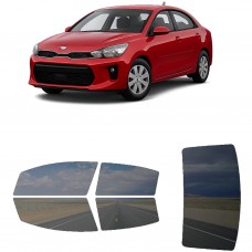 לרכב Kia Rio Sedan 2018 ציפוי חלונות שחורים רב פעמי סיליקון לחלונות קדמיים, אחוריים ולחלון האחורי