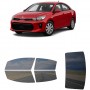 לרכב Kia Rio Sedan 2018 ציפוי חלונות שחורים רב פעמי סיליקון לחלונות קדמיים, אחוריים ולחלון האחורי