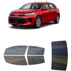 לרכב Kia Rio5 2018 ציפוי חלונות שחורים רב פעמי סיליקון לחלונות קדמיים, אחוריים ולחלון האחורי