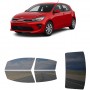 לרכב Kia Rio5 2020 ציפוי חלונות שחורים רב פעמי סיליקון לחלונות קדמיים, אחוריים ולחלון האחורי