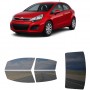 לרכב Kia Rio5 Hatchback 2012 ציפוי חלונות שחורים רב פעמי סיליקון לחלונות קדמיים, אחוריים ולחלון האחורי