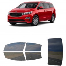 לרכב Kia Sedona EX 2021 ציפוי חלונות שחורים רב פעמי סיליקון לחלונות קדמיים, אחוריים ולחלון האחורי