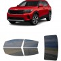 לרכב Kia Seltos(Canada) Seltos 2024 ציפוי חלונות שחורים רב פעמי סיליקון לחלונות קדמיים, אחוריים ולחלון האחורי