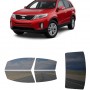 לרכב Kia Sorento 2014 ציפוי חלונות שחורים רב פעמי סיליקון לחלונות קדמיים, אחוריים ולחלון האחורי