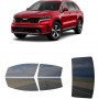 לרכב Kia Sorento 2021 ציפוי חלונות שחורים רב פעמי סיליקון לחלונות קדמיים, אחוריים ולחלון האחורי