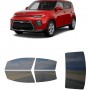 לרכב Kia Soul 2020 ציפוי חלונות שחורים רב פעמי סיליקון לחלונות קדמיים, אחוריים ולחלון האחורי