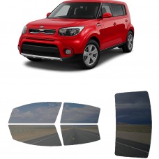 לרכב Kia Soul(Canada) Soul 2017 ציפוי חלונות שחורים רב פעמי סיליקון לחלונות קדמיים, אחוריים ולחלון האחורי