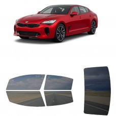 לרכב Kia Stinger Sedan 2018 ציפוי חלונות שחורים רב פעמי סיליקון לחלונות קדמיים, אחוריים ולחלון האחורי