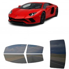 לרכב Lamborghini Aventador 2016 ציפוי חלונות שחורים רב פעמי סיליקון לחלונות קדמיים, אחוריים ולחלון האחורי