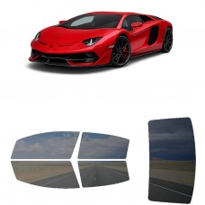 לרכב Lamborghini Aventador Coupe LP 780-4 ULTIMAE 2022 ציפוי חלונות שחורים רב פעמי סיליקון לחלונות קדמיים, אחוריים ולחלון האחורי