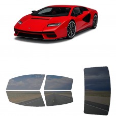 לרכב Lamborghini Countach 2022 ציפוי חלונות שחורים רב פעמי סיליקון לחלונות קדמיים, אחוריים ולחלון האחורי