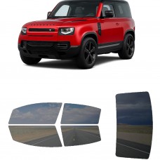 לרכב Land Rover Defender X-Dynamic 90 2022 ציפוי חלונות שחורים רב פעמי סיליקון לחלונות קדמיים, אחוריים ולחלון האחורי