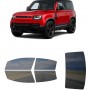 לרכב Land Rover Defender X-Dynamic 90 2022 ציפוי חלונות שחורים רב פעמי סיליקון לחלונות קדמיים, אחוריים ולחלון האחורי