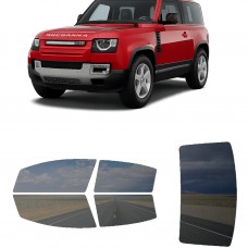 לרכב Land Rover Defender 90 2020 ציפוי חלונות שחורים רב פעמי סיליקון לחלונות קדמיים, אחוריים ולחלון האחורי