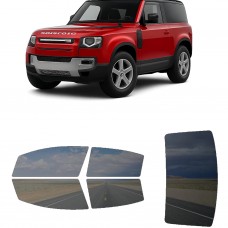 לרכב Land Rover Defender 90 Two-doorSUV 2020 ציפוי חלונות שחורים רב פעמי סיליקון לחלונות קדמיים, אחוריים ולחלון האחורי