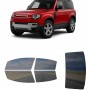 לרכב Land Rover Defender 90 Two-doorSUV 2020 ציפוי חלונות שחורים רב פעמי סיליקון לחלונות קדמיים, אחוריים ולחלון האחורי
