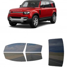 לרכב Land Rover Defender 110 2020 ציפוי חלונות שחורים רב פעמי סיליקון לחלונות קדמיים, אחוריים ולחלון האחורי