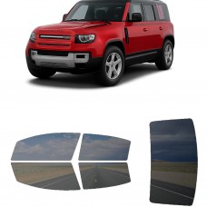 לרכב Land Rover Defender 110 SUV 2020 ציפוי חלונות שחורים רב פעמי סיליקון לחלונות קדמיים, אחוריים ולחלון האחורי