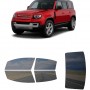 לרכב Land Rover Defender 110 SUV 2020 ציפוי חלונות שחורים רב פעמי סיליקון לחלונות קדמיים, אחוריים ולחלון האחורי