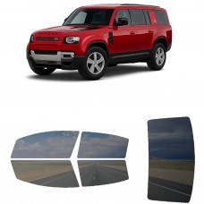לרכב Land Rover Defender 130 130 2022 ציפוי חלונות שחורים רב פעמי סיליקון לחלונות קדמיים, אחוריים ולחלון האחורי