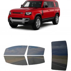 לרכב Land Rover Defender 130 2022 ציפוי חלונות שחורים רב פעמי סיליקון לחלונות קדמיים, אחוריים ולחלון האחורי