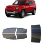 לרכב Land Rover Defender 130 2022 ציפוי חלונות שחורים רב פעמי סיליקון לחלונות קדמיים, אחוריים ולחלון האחורי
