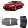 לרכב Lexus GS Sedan 2013 ציפוי חלונות שחורים רב פעמי סיליקון לחלונות קדמיים, אחוריים ולחלון האחורי