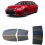 לרכב Lexus GSF 2016 ציפוי חלונות שחורים רב פעמי סיליקון לחלונות קדמיים, אחוריים ולחלון האחורי