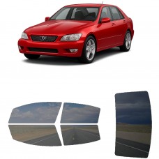 לרכב Lexus IS 2001 ציפוי חלונות שחורים רב פעמי סיליקון לחלונות קדמיים, אחוריים ולחלון האחורי
