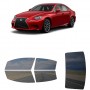 לרכב Lexus IS 2016 ציפוי חלונות שחורים רב פעמי סיליקון לחלונות קדמיים, אחוריים ולחלון האחורי