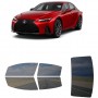 לרכב Lexus IS300 2021 ציפוי חלונות שחורים רב פעמי סיליקון לחלונות קדמיים, אחוריים ולחלון האחורי