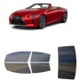 לרכב Lexus LC500 Two-doorConvertible 2021 ציפוי חלונות שחורים רב פעמי סיליקון לחלונות קדמיים, אחוריים ולחלון האחורי