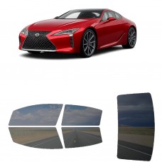 לרכב Lexus LC500 Two-doorCoupe 2018 ציפוי חלונות שחורים רב פעמי סיליקון לחלונות קדמיים, אחוריים ולחלון האחורי
