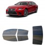 לרכב Lexus LS Sedan 2018 ציפוי חלונות שחורים רב פעמי סיליקון לחלונות קדמיים, אחוריים ולחלון האחורי