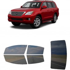 לרכב Lexus LX 2008 ציפוי חלונות שחורים רב פעמי סיליקון לחלונות קדמיים, אחוריים ולחלון האחורי