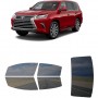 לרכב Lexus LX 2016 ציפוי חלונות שחורים רב פעמי סיליקון לחלונות קדמיים, אחוריים ולחלון האחורי