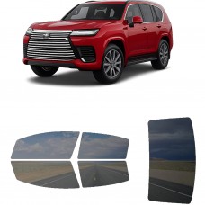 לרכב Lexus LX 2022 ציפוי חלונות שחורים רב פעמי סיליקון לחלונות קדמיים, אחוריים ולחלון האחורי