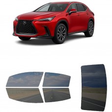 לרכב Lexus NX 2021 ציפוי חלונות שחורים רב פעמי סיליקון לחלונות קדמיים, אחוריים ולחלון האחורי