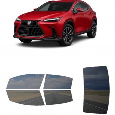 לרכב Lexus NX 2022 ציפוי חלונות שחורים רב פעמי סיליקון לחלונות קדמיים, אחוריים ולחלון האחורי