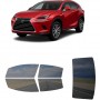 לרכב Lexus NX SUV 2015 ציפוי חלונות שחורים רב פעמי סיליקון לחלונות קדמיים, אחוריים ולחלון האחורי