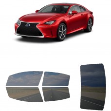 לרכב Lexus RC 2016 ציפוי חלונות שחורים רב פעמי סיליקון לחלונות קדמיים, אחוריים ולחלון האחורי
