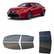 לרכב Lexus RC Two-doorCoupe 2015 ציפוי חלונות שחורים רב פעמי סיליקון לחלונות קדמיים, אחוריים ולחלון האחורי