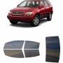 לרכב Lexus RX SUV 1999 ציפוי חלונות שחורים רב פעמי סיליקון לחלונות קדמיים, אחוריים ולחלון האחורי